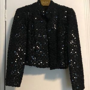 Black Sequin Blazer